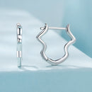 925 Sterling Silver & Oxidized Silver Earrings for Women-3
