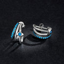 925 Sterling Silver High Quality Turquoise Earrings-9