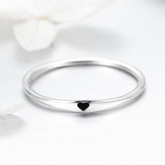 925 Sterling Silver Ring - Size 5.0, 2mm Width, S925 for Women