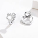 925 Sterling Silver CZ Earrings for Women-5