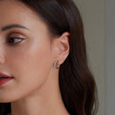 925 Sterling Silver Enamel Plated Earrings for Women-7