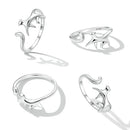 925 Sterling Silver Oxidized Ring for Women-3