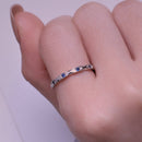 925 Sterling Silver Pavé Setting CZ Ring Size 6.0 for Women-7