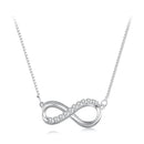 925 Sterling Silver Moissanite 1.5mm Necklace 400+50mm for Women-3