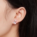 925 Sterling Silver Moonstone CZ Earrings for Women-8