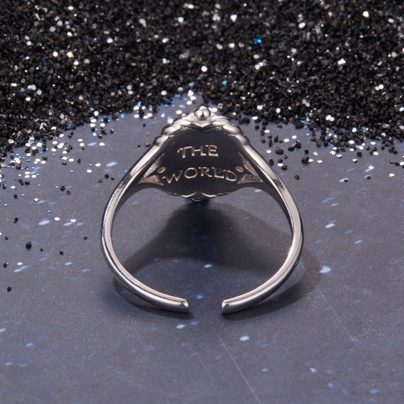 925 Sterling Silver Pendant 1.5*1.2 cm with Enamel and CZ for Women