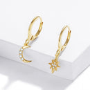 925 Sterling Silver Earrings with Pavé Setting CZ for Women-3