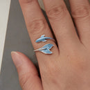 925 Sterling Silver Ring with Enamel Process for Women-4