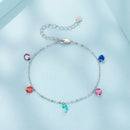 925 Sterling Silver White Gold Plated 16+5cm Pavé Setting CZ Bracelet-3
