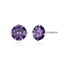925 Sterling Silver Earrings with Pavé Setting CZ-4