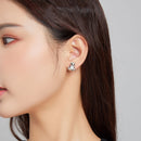 925 Sterling Silver Earrings with Translucent Opal-7