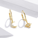 925 Sterling Silver Earrings with Pavé Setting CZ for Women-5