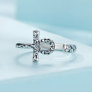 925 Sterling Silver Oxidized 2.2mm Ring for Women-5