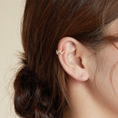 925 Sterling Silver Plated Platinum Pavé CZ Earrings for Women-3