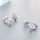 925 Sterling Silver Earrings with Pavé Setting CZ for Women-3