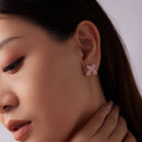 925 Sterling Silver Earrings with Enamel Process in White Gold Plating for Women-6