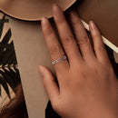 925 Sterling Silver Oxidized Silver 0.4cm Wide Ring-6