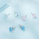 925 Sterling Silver Opal Earrings for Women-1