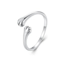 925 Sterling Silver Oxidized 1.6mm Ring-3