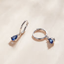 925 Sterling Silver Earrings with Pavé Setting CZ-6