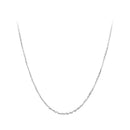 925 Sterling Silver Plated Platinum Necklace 45.0 cm for Men-1