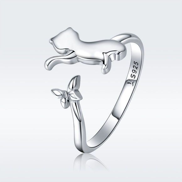 925 Sterling Silver Ring with 0.2cm Width and 1.2cm Claw Height