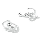 925 Sterling Silver Earrings for Women - Oxidized - 1.9x1.2cm-6