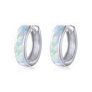 925 Sterling Silver Opal Earrings for Women-1