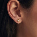 925 Sterling Silver Moissanite 0.1ct Earrings for Women-5