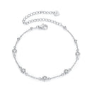 925 Sterling Silver 3mm Moissanite Bracelet for Women-2