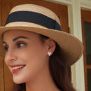 925 Sterling Silver Earrings with Platinum Plating for Women-7