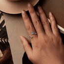 925 Sterling Silver Oxidized Silver 0.17cm Ring-5