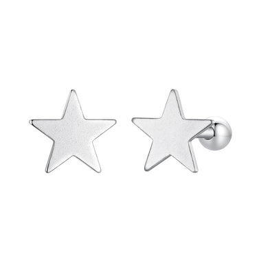 925 Sterling Silver Earrings 0.7cm