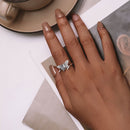 925 Sterling Silver Oxidized Silver 1.4mm Width Rings for Women-6