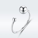 S925 Sterling Silver Plated Platinum Ring-4