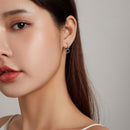 925 Sterling Silver & Oxidized Silver Earrings for Women-7
