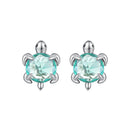 925 Sterling Silver Earrings with Transparent Glass and Oxidized Finish for Women-1