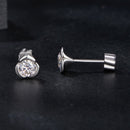925 Sterling Silver 0.3 Carat Moissanite Earrings for Women-4