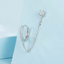 S925 Sterling Silver 3mm Pavé Setting CZ Earrings for Women-7