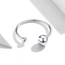 S925 Sterling Silver Plated Platinum Ring-3