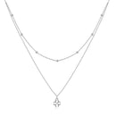 925 Sterling Silver Adjustable Necklace with Pendant for Women-1