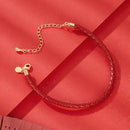 925 Sterling Silver & Gold Plated Adjustable 15+6cm Bracelet for Women-4