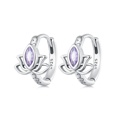 925 Sterling Silver Earrings with Pavé Setting CZ - 1.3x1.0cm - Oxidized Silver for Women - 0