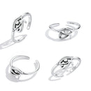 925 Sterling Silver Oxidized Silver Ring-2