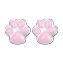 925 Sterling Silver Enamel Black Gold Plated Earrings for Women-1