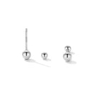 925 Sterling Silver Plated Platinum Dangle Earrings for Women-5