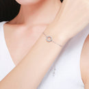 925 Sterling Silver Bracelet 26.5CM with 1.5*1.1CM Pendant for Unisex-6