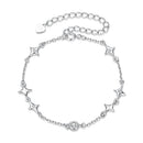925 Sterling Silver 15+6cm Pavé Setting CZ Bracelet for Women-2