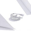 925 Sterling Silver Plated Platinum CZ Earrings-6