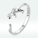 S925 Oxidized Silver Dinosaur Ring for Women-1